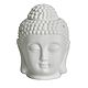 White Buddha Head Lampshade and Diffuser with Adapter