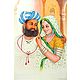 Rajput Couple and Musician - Set of 2 Unframed Posters