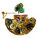 Decorated Dress, Crown and Flute for 5 Inches Bal Gopal Idol