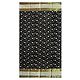 Black Bengal Cotton Tant Saree with Embroidered Boota and Zari Border