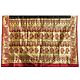 Black Valkalam Saree with All-Over Boota from Banaras with Dancer Motifs on Maroon Brocade Pallu and Border