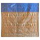 Dark Blue Ghicha Silk Sari with Beige Pallu
