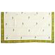 Green Embroidery on Off-White South Cotton Saree with Hand Painted Border