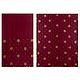 Maroon Georgette Saree with Embroidered Flower All-Over and Sequined Border