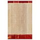 Beige Cotton Silk Saree with Red and Golden Border