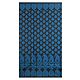Black with Blue Jute Cotton Saree with Border and Pallu