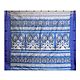 Grey Katan Saree with Blue Weaved Boota All-Over and Gorgeous Pallu