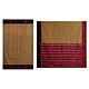 Embroidered Light Brown South Cotton Saree