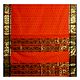 Saffron Cotton Tangail Saree with All Over Boota