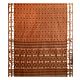 Brown Cotton Tangail Saree with All Over Boota from Bengal
