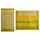 Green Weaved Design on Yellow Cotton Tangail Saree for Women