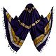 Purple Orissa Bomkai Cotton Stole with Weaved Design Pallu