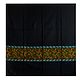 Black Woolen Shawl with Paisley Weaved Design