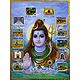 Lord Shiva with 12 Jyotirlingas
