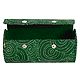 Embroidered Green Cloth with Cardboard Bangle Box