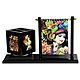 Revolving Pen Holder with Replaceable Pictures and Set of Twelve Pages of Krishna Pictures