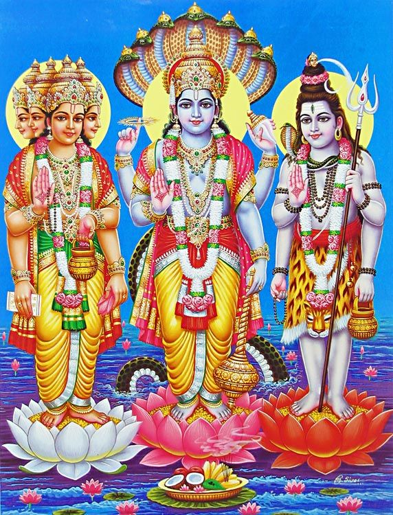 Hinduism Gods Brahma Vishnu Shiva Hinduism Gods Brahma Vishnu Shiva