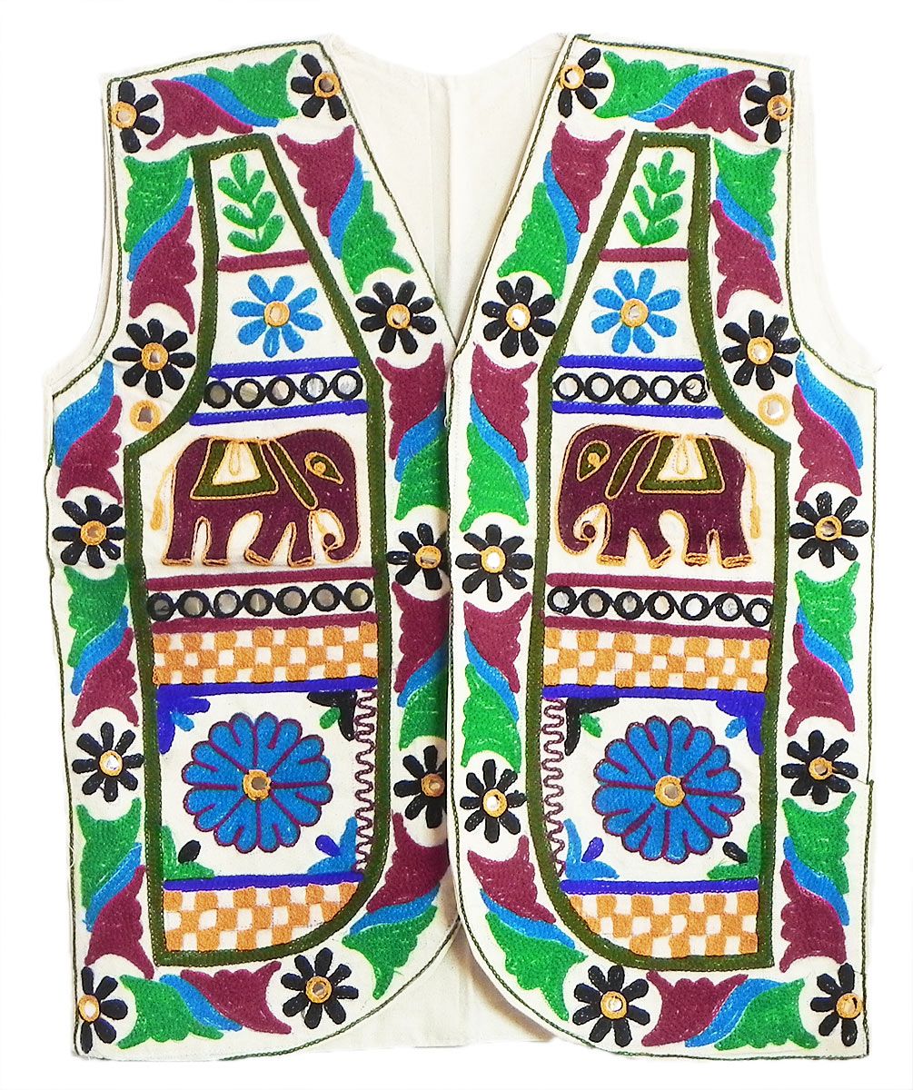 EMBROIDERED JACKETS-KOTI-SHRUGH - Ladies Embroidered Koti Manufacturer from  Ahmedabad